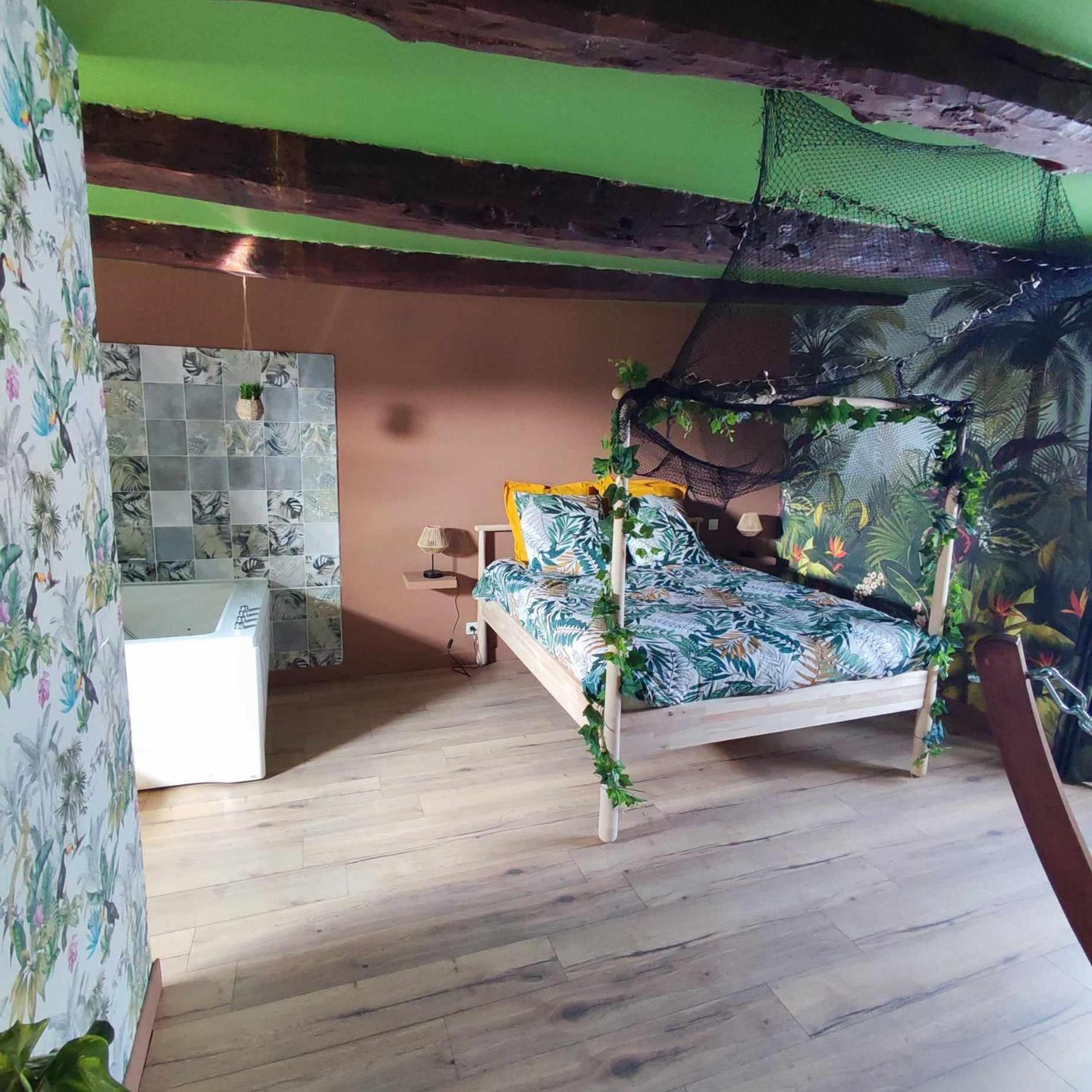 Apartmán L'Evasion Jungle Saint-Pierre-de-Plesguen Exteriér fotografie