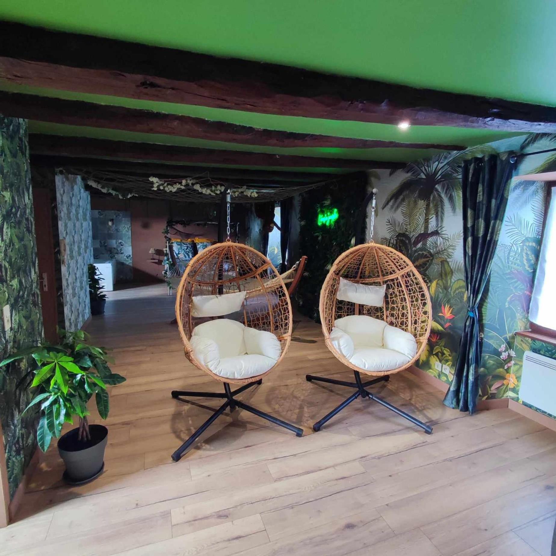 Apartmán L'Evasion Jungle Saint-Pierre-de-Plesguen Exteriér fotografie
