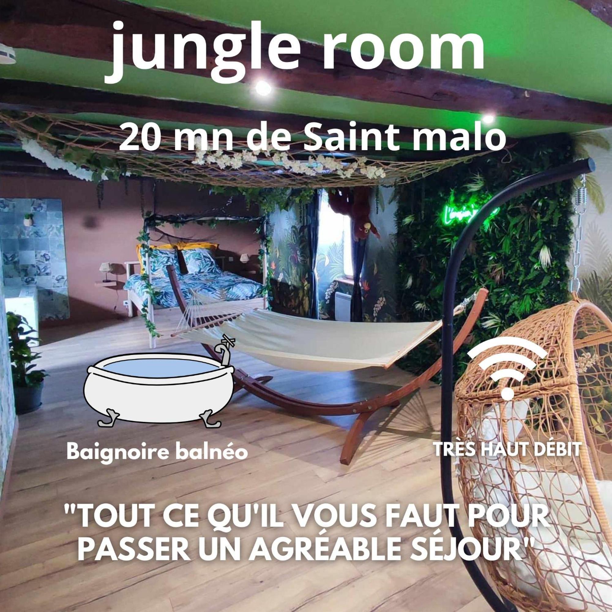 Apartmán L'Evasion Jungle Saint-Pierre-de-Plesguen Exteriér fotografie